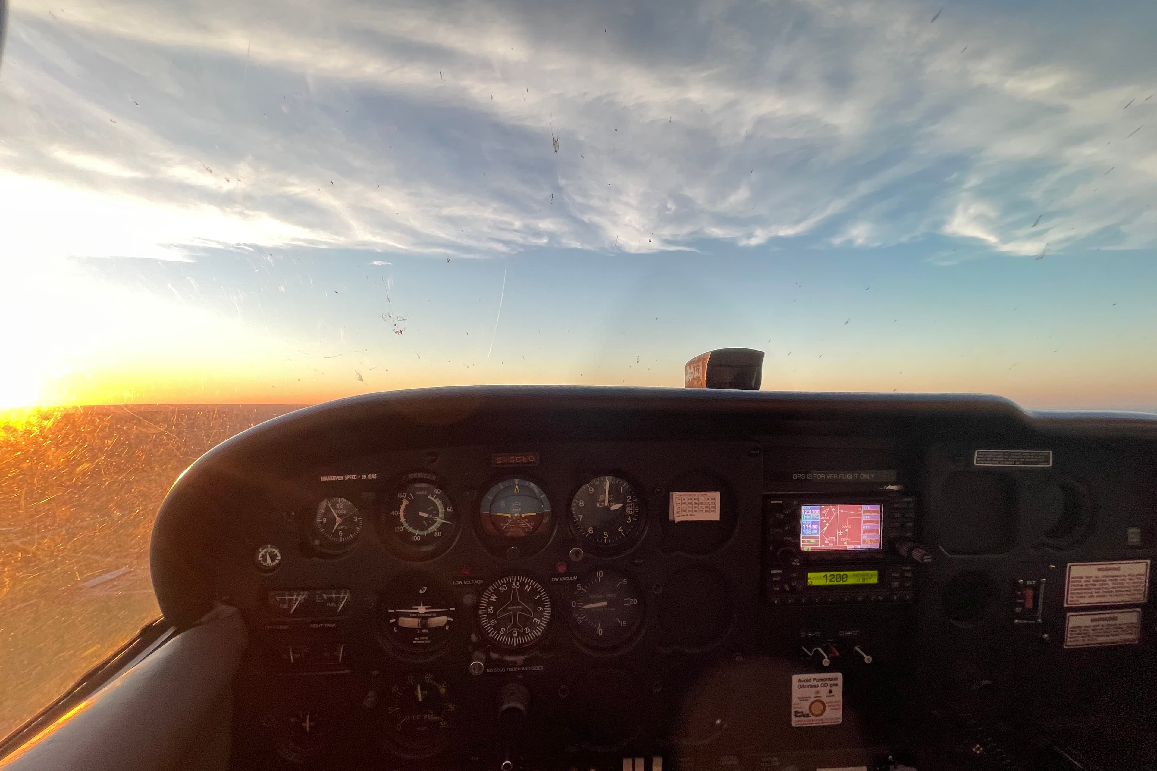 Aviation photo from Kabir's flying journey