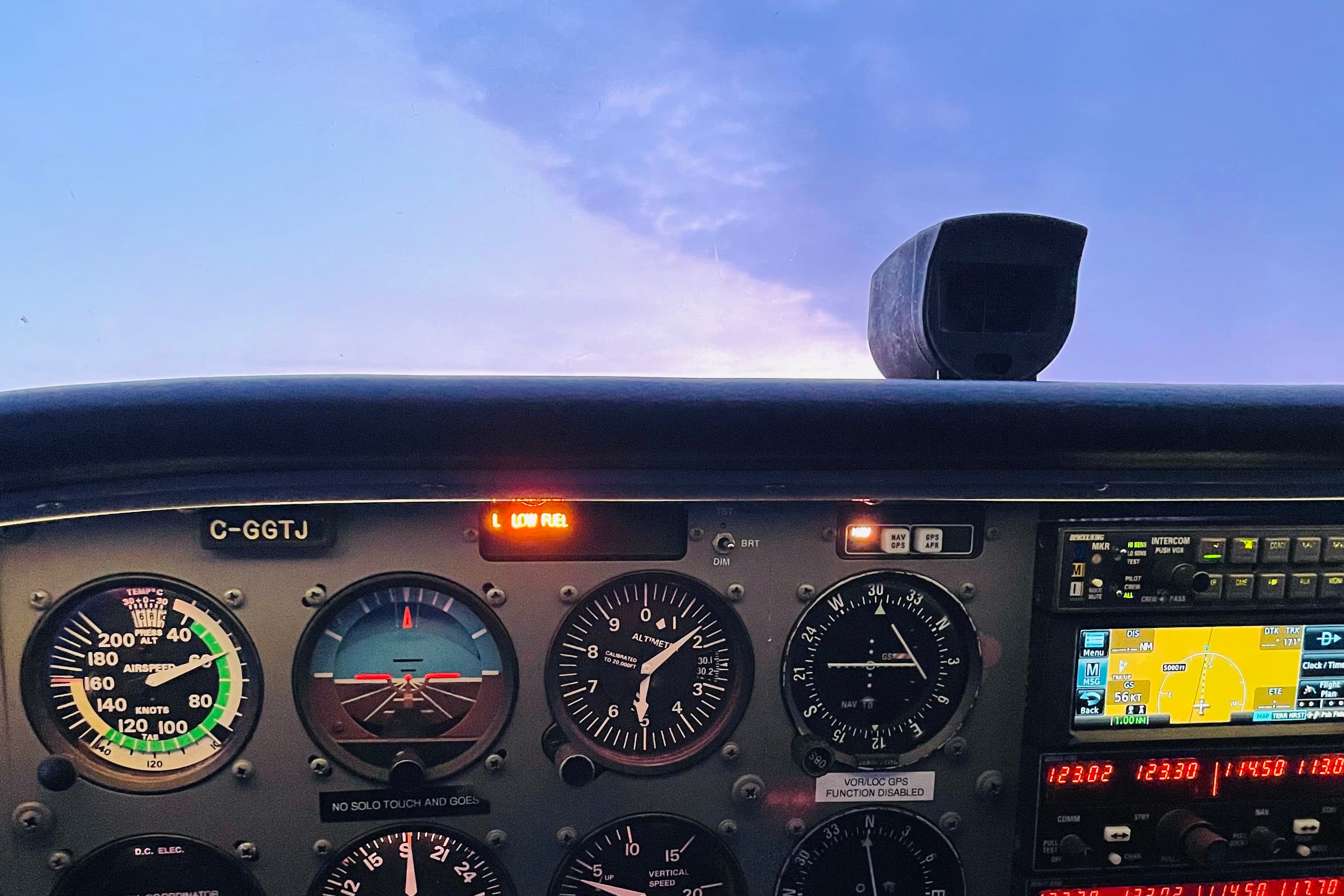 Aviation photo from Kabir's flying journey
