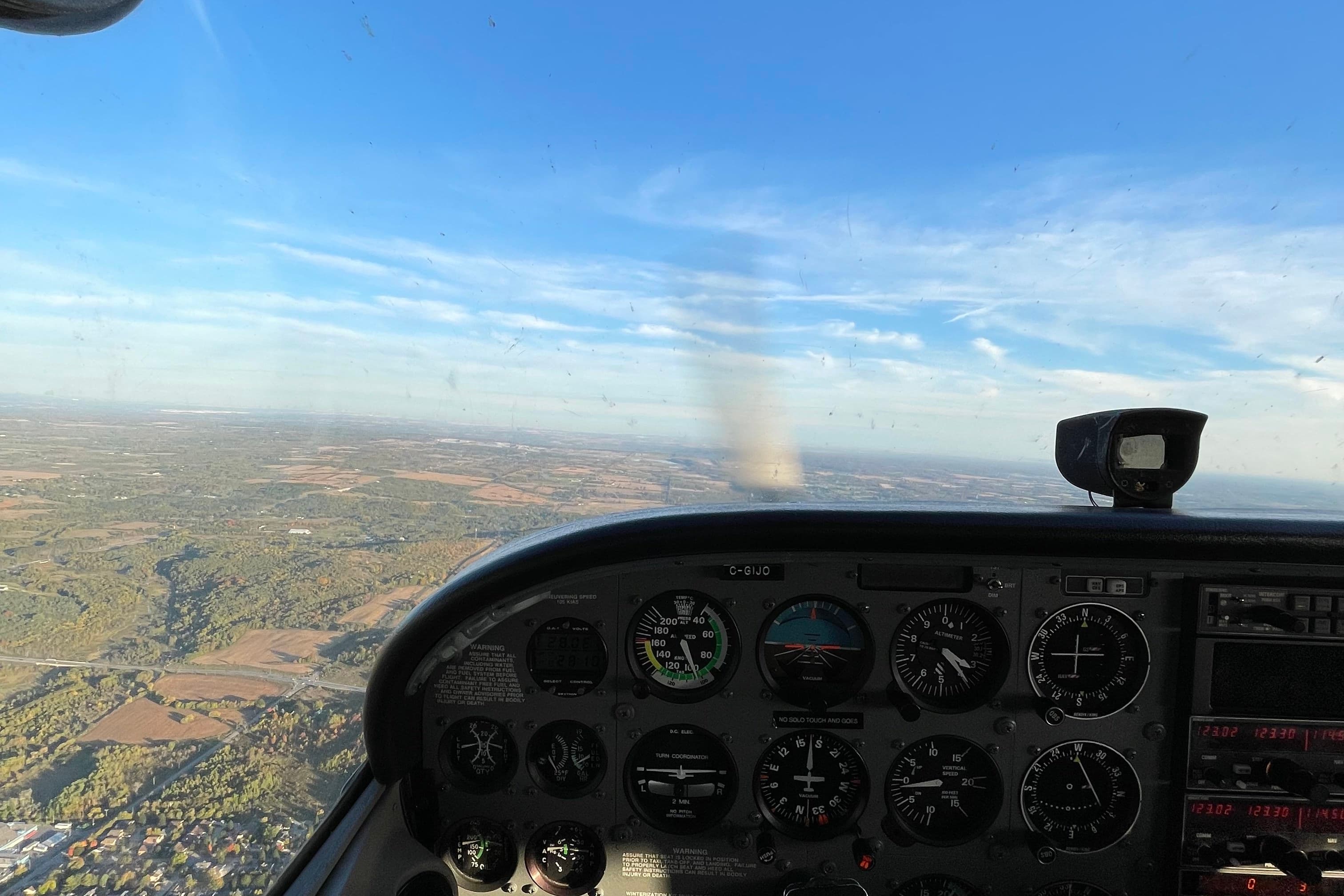 Aviation photo from Kabir's flying journey